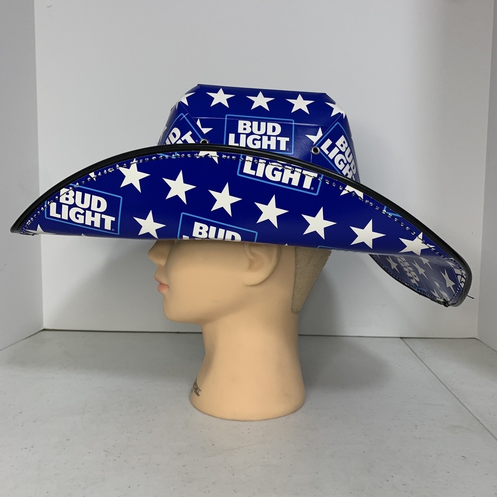 Bud Light‎ Beer Box Cowboy Hat – Adult Size Cardboard Novelty Hat NWT - Picture 4 of 7